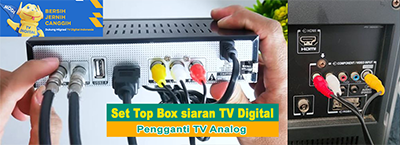 Set Top Box siaran TV Digital Pengganti TV Analog